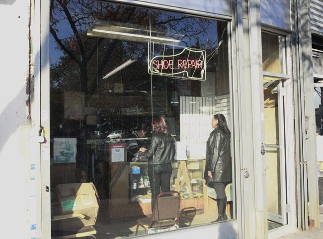 A local shoe repair store on East Gun Hill Rd., two blocks from the river